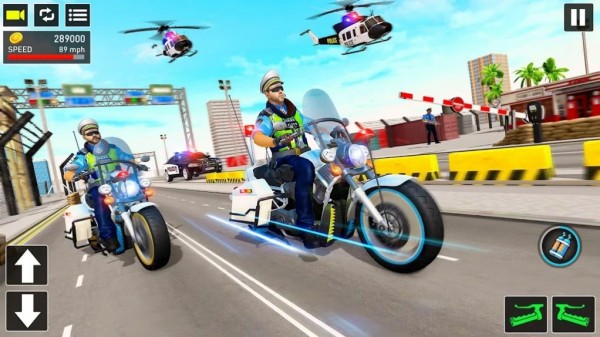 摩托交警边境巡逻(Police Bike Border Patrol)
