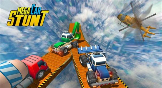 巨型坡道重型挖掘机驾驶(Mega Ramp Excavator Stunts Sim)