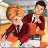 高中男孩打小抄模拟器(High School Cheating Boy Cheater Bob School Games)