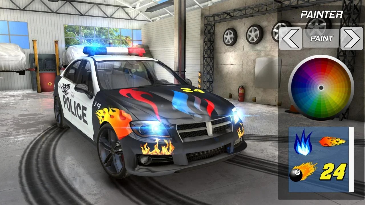 警车改装拉力赛(Police Drift Car Driving)截图3