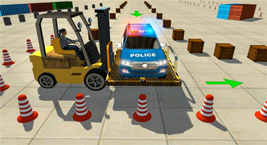 先进的警车停车场(Advance Police Parking)