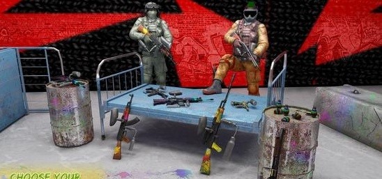 彩弹射击竞技场射击(PaintBall Battle)图1
