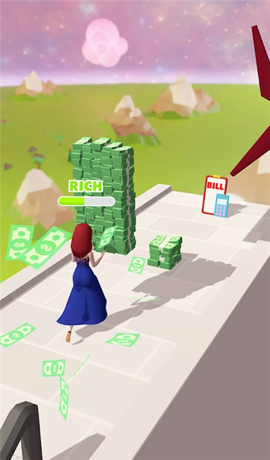 富有的种族金钱赛跑3D(Rich Race: Money Run 3D)