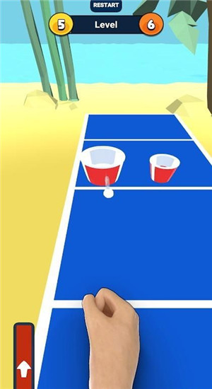 乒乓球弹入水杯(Pong Ball)