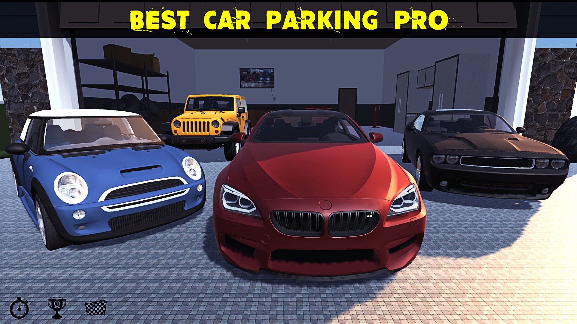 大型停车场模拟器(Best Car Parking Pro)-0