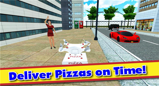 无人机送比萨饼(Drone Pizza Delivery)