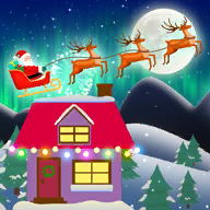 圣诞老人和麋鹿圣诞快乐(Santa Trolls Merry Christmas)