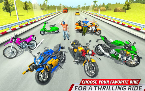 枪自行车赛车射击(Endless Bike Racing Game : 3D Bike Shooter 2020)图1