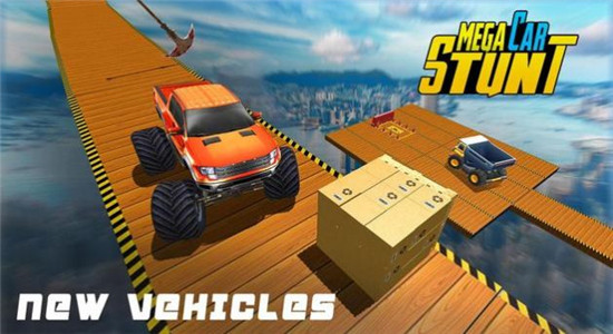 巨型坡道重型挖掘机驾驶(Mega Ramp Excavator Stunts Sim)