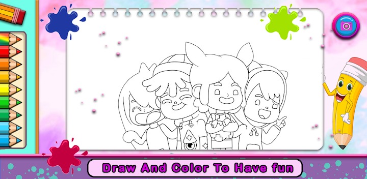 着色托卡生活世界(Toca boca life coloring)