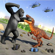 大猩猩恐龙攻击对决(Gorilla Dinosaur Attack)