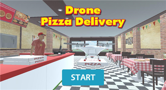 无人机送比萨饼(Drone Pizza Delivery)