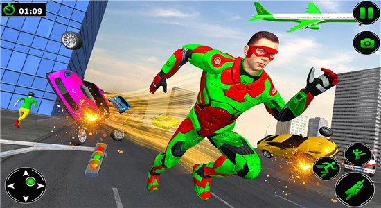 英雄模拟器城市救援(Light Hero Speed Robot Rescue Mission)