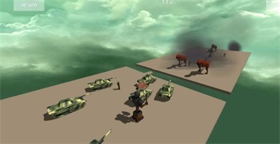 坦克大战暴龙(Tank Vs T-rex)