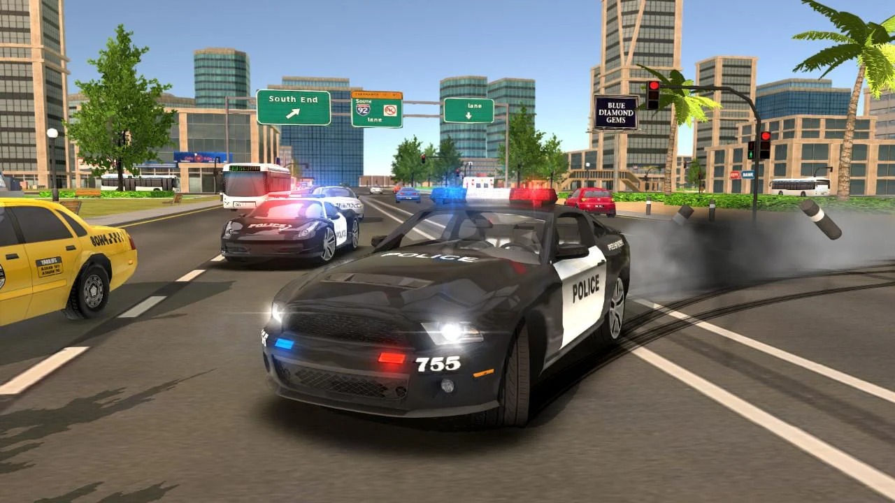 警车改装拉力赛(Police Drift Car Driving)截图2