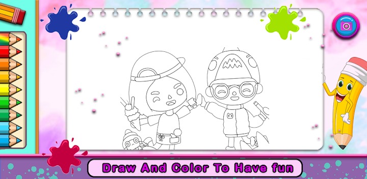 着色托卡生活世界(Toca boca life coloring)