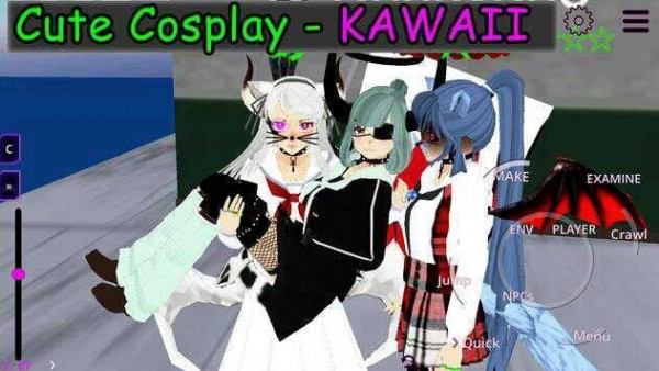 少女学院模拟器(SchoolGirl AI 3D Multiplayer Sandbox Simulator)