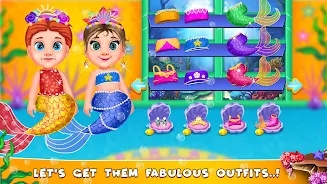 Twin mermaid babysitter care图2