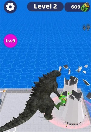 哥斯拉拆房子(Kaiju Raid)