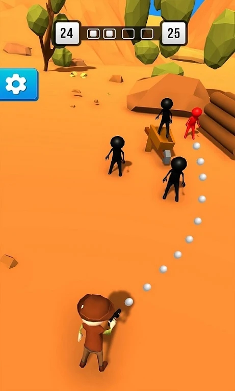 Swing Bullet Shooting Games