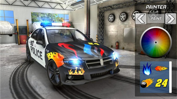 警车改装拉力赛(Police Drift Car Driving)
