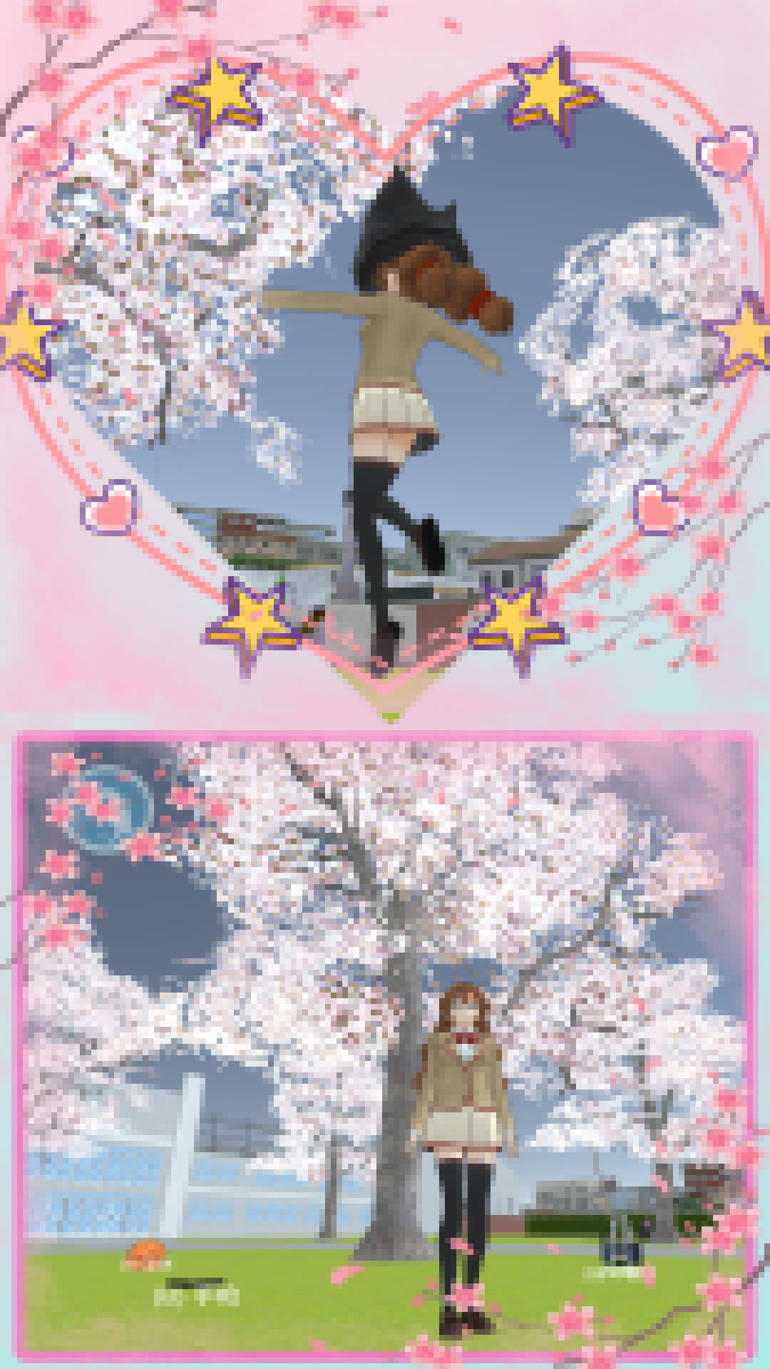樱花校园少女秀图3