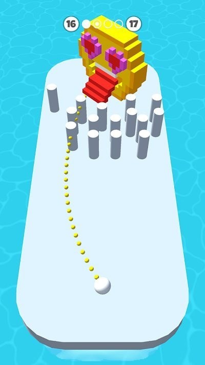 一条蛇撞方块图1