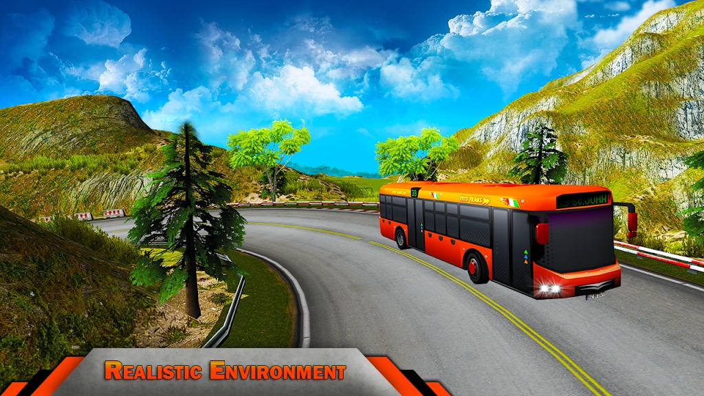 巴士停车3D模拟(Modern Tourist Bus parking 3D Game)截图1