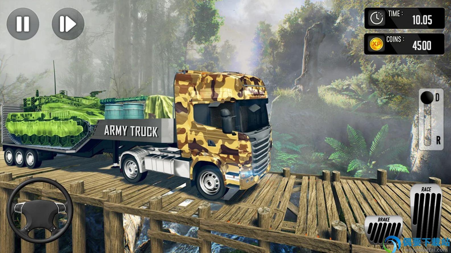 军事卡车模拟驾驶(Army Truck Driving Games )
