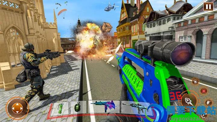 OPS狙击手战斗大师3D(Gun Shooting Offline FPS Game)截图2