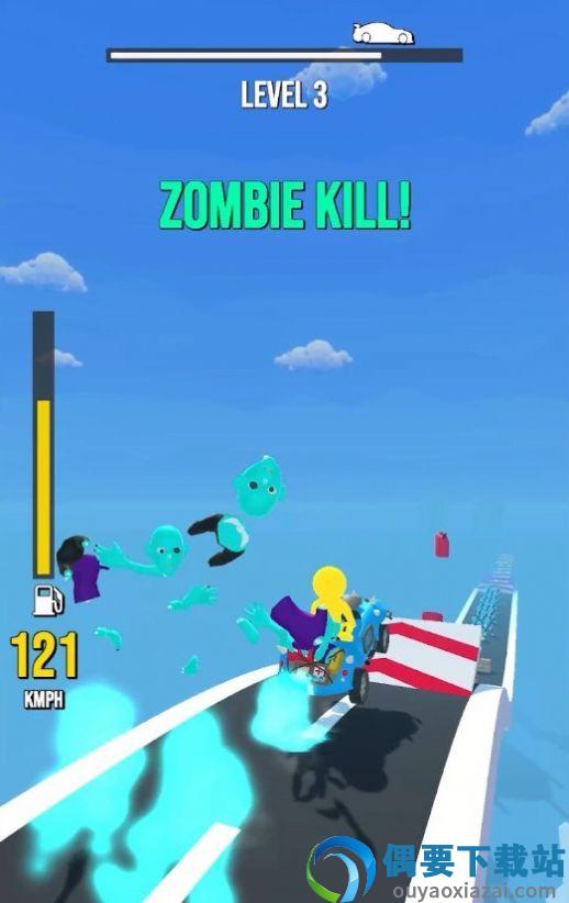 僵尸轨道3D(Zombie Track 3D)截图1