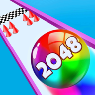 2048滚球比赛(Ball Run)