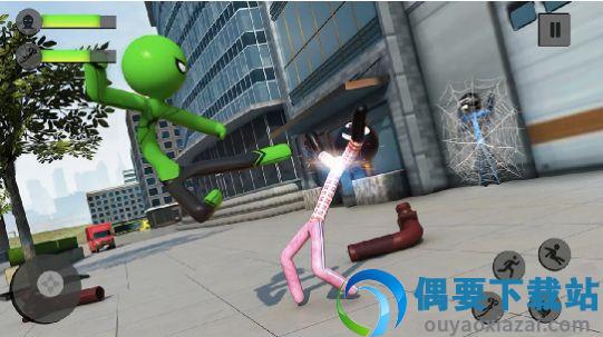 蜘蛛人大战钢铁英雄3D图1