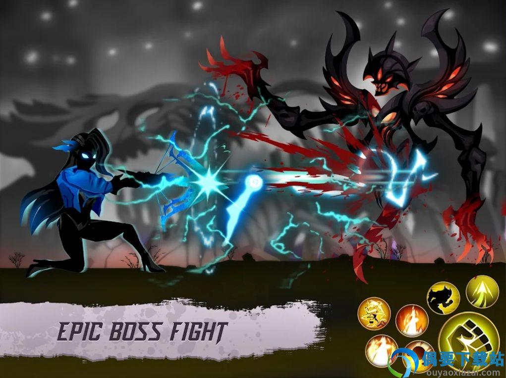 斯蒂克曼战士战斗(Stickman Warrior Fighting Game)截图4