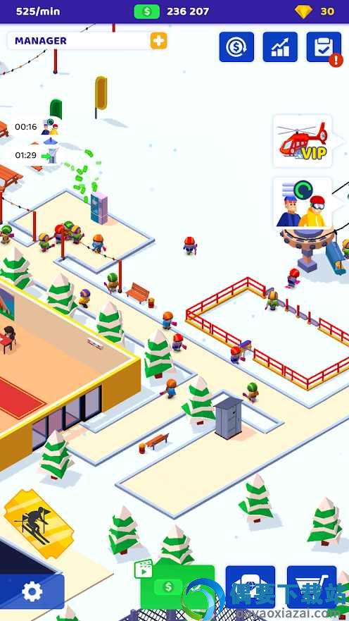 空闲滑雪场大亨(Ski Resort Idle Tycoon)截图2