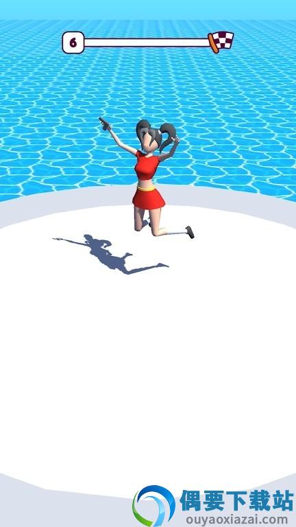 美少女枪手跑(Shoot and Run 3D)截图3