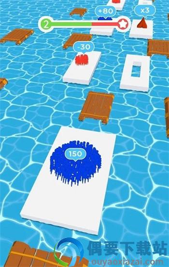 木筏横渡冲刺(Crossy River Raft Rush)