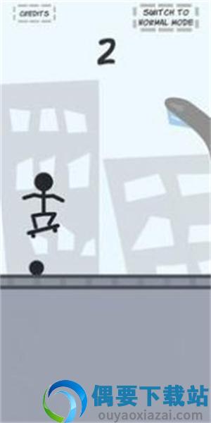 火柴人滑板无尽奔跑截图1