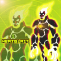 外星英雄战争(Alien Heatblast Transform Battle)