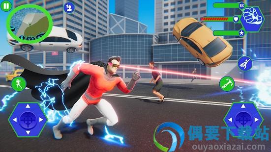 飞行超级英雄城市救援(SuperHero City Rescue)截图1
