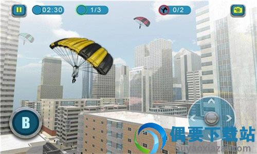 高空翼装飞行模拟