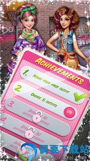 装扮游戏多莉嬉皮士(Dress up Game: Dolly Hipsters)-3