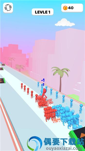 大小躲避跑(Red & Blue Collected)截图1