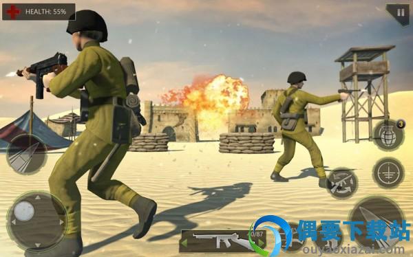 军队的召唤二战射手(Call of Army WW2 Shooter)截图2