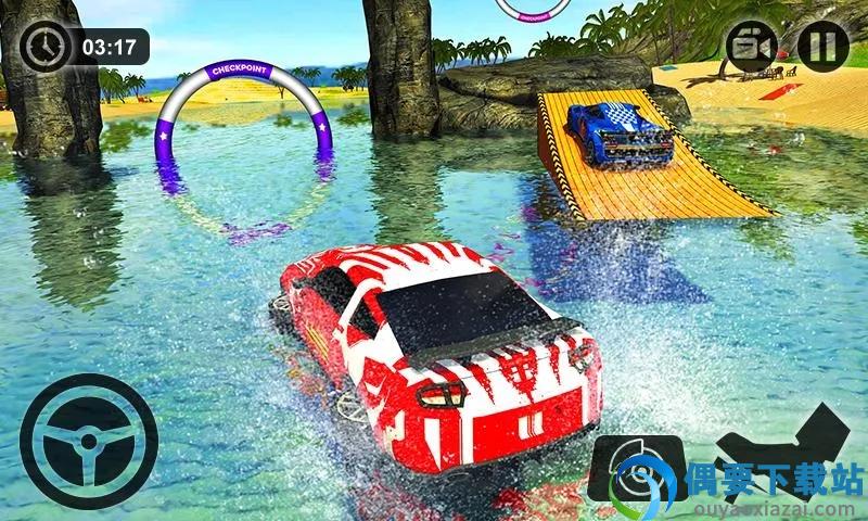 暑假水上冲浪(Mini Car Water Surfing Games)-0