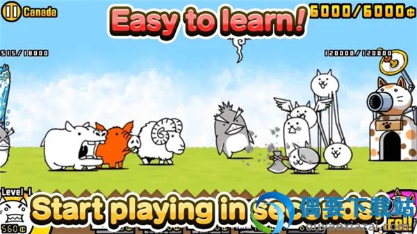 猫咪大战争无限罐头版可扭蛋最新版(The Battle Cats)