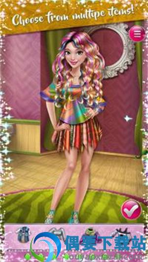 装扮游戏多莉嬉皮士(Dress up Game: Dolly Hipsters)-2