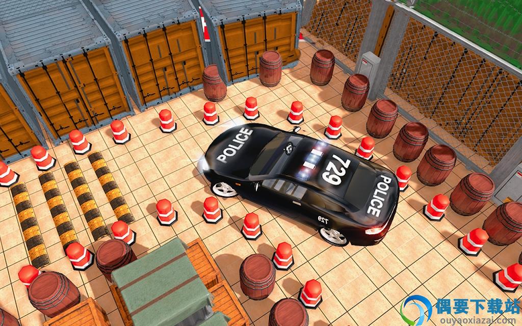 现代警车停车场3D(Modern Police Car Driver Parking 3d Game)-0