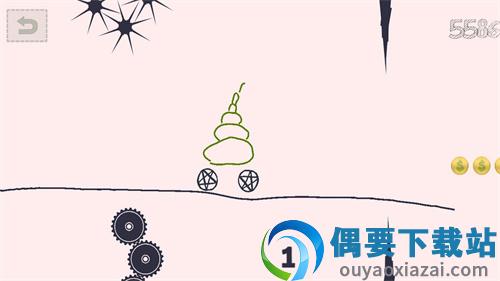 卡通二轮车
