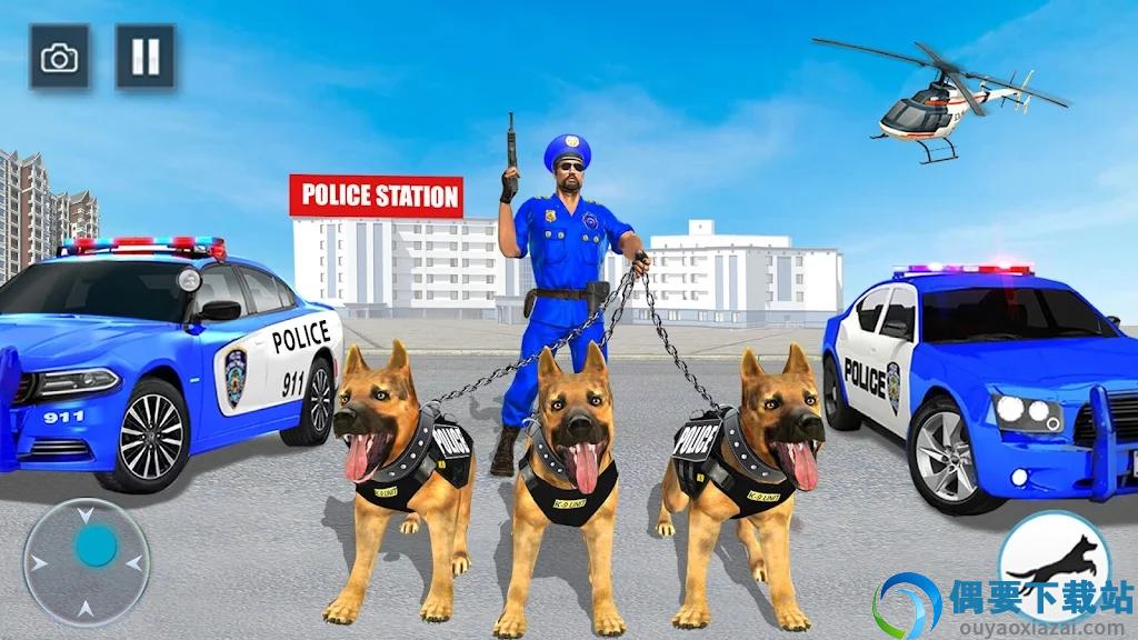 美国警犬追捕罪犯(Police Dog Gangster Chase Game)-2